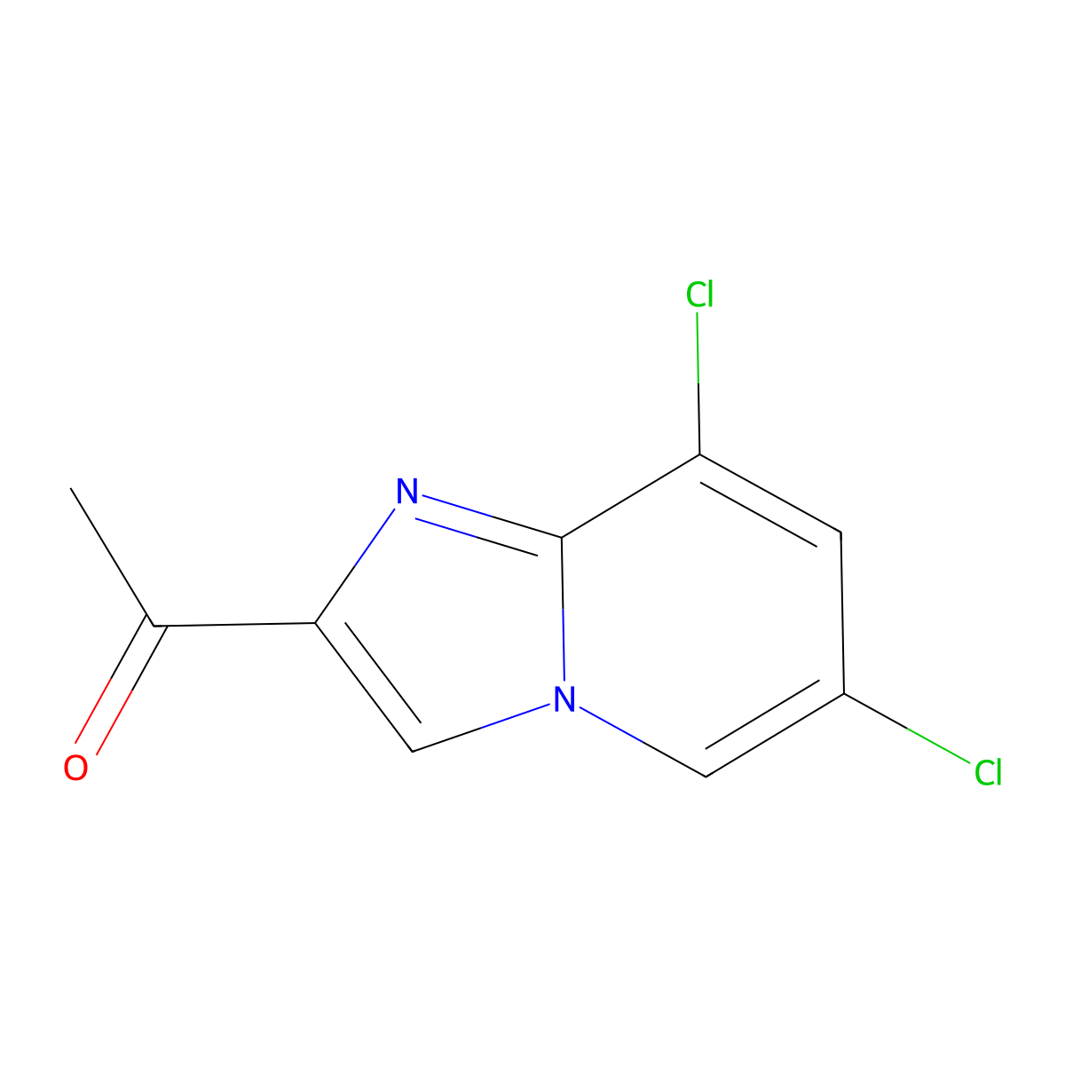1-{6,8-Dichloroimidazo[1,2-a]pyridin-2-yl}ethan-1-one molecular structure, CAS 1501700-62-4