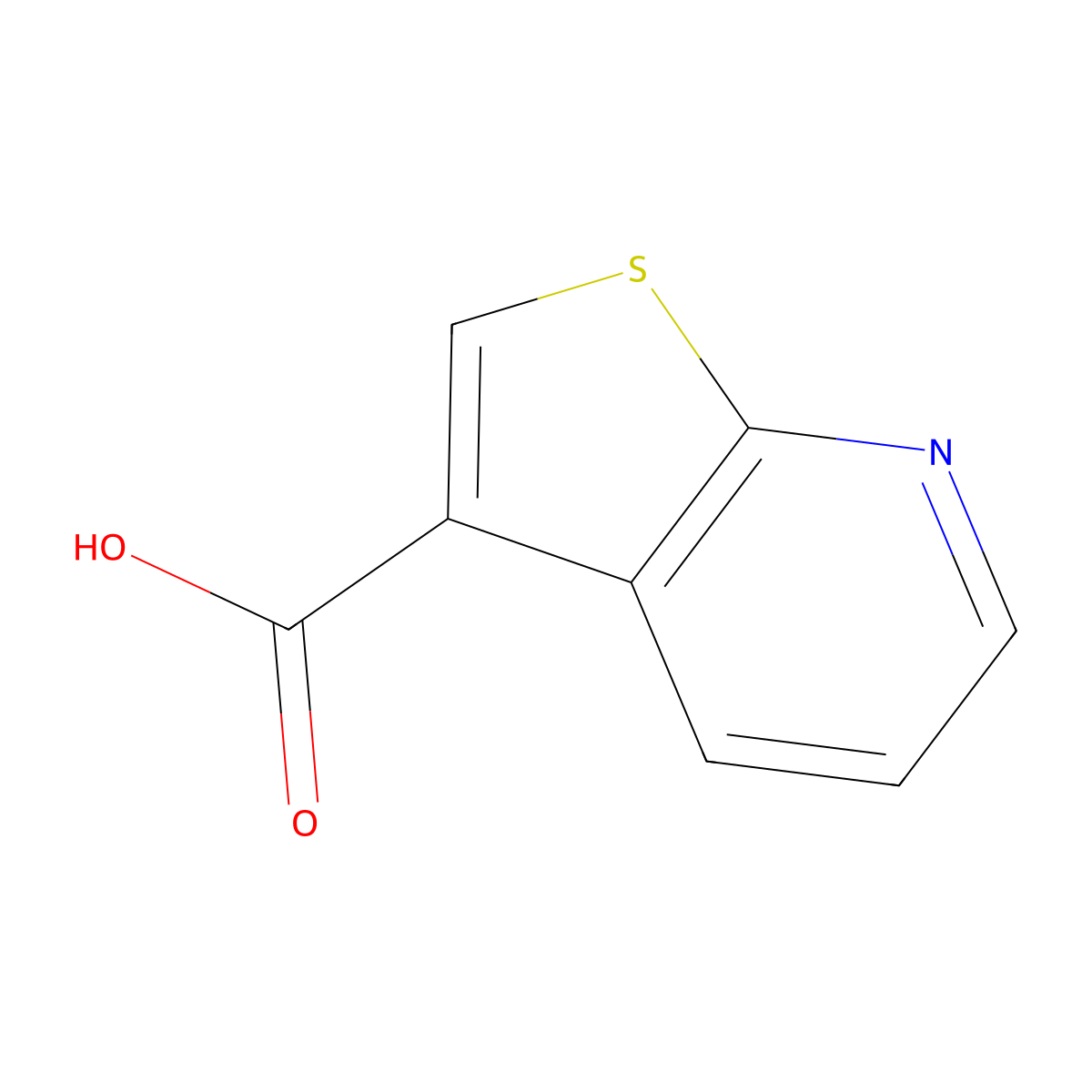 Thieno[2,3-b]pyridine-3-carboxylic acid molecular structure, CAS 1501727-62-3