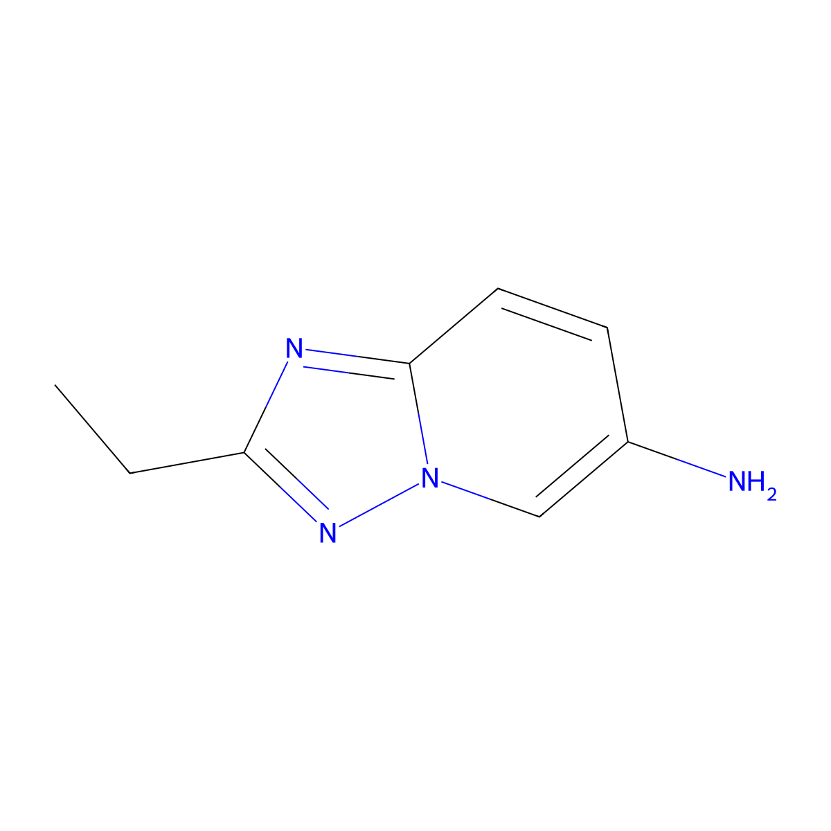 2-Ethyl-[1,2,4]triazolo[1,5-a]pyridin-6-amine molecular structure, CAS 1501799-47-8