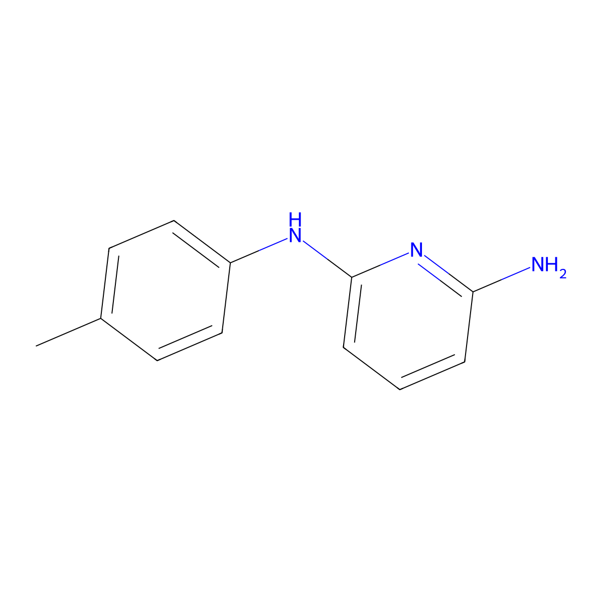 N2-(4-methylphenyl)pyridine-2,6-diamine molecular structure, CAS 1501852-83-0