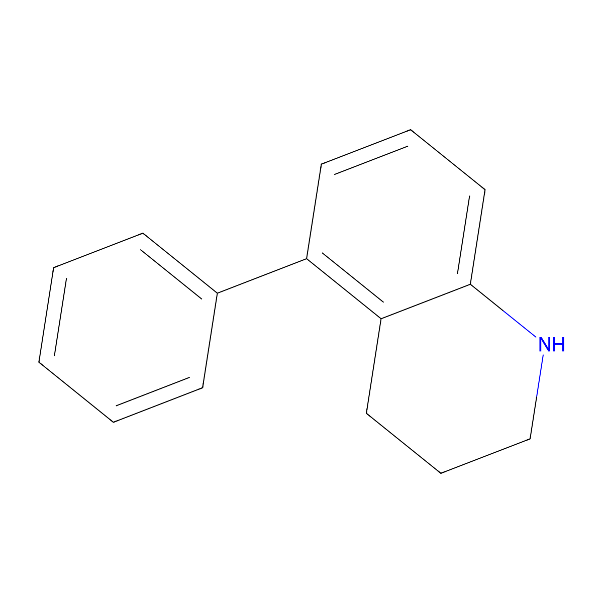 5-Phenyl-1,2,3,4-tetrahydroquinoline molecular structure, CAS 1501859-28-4