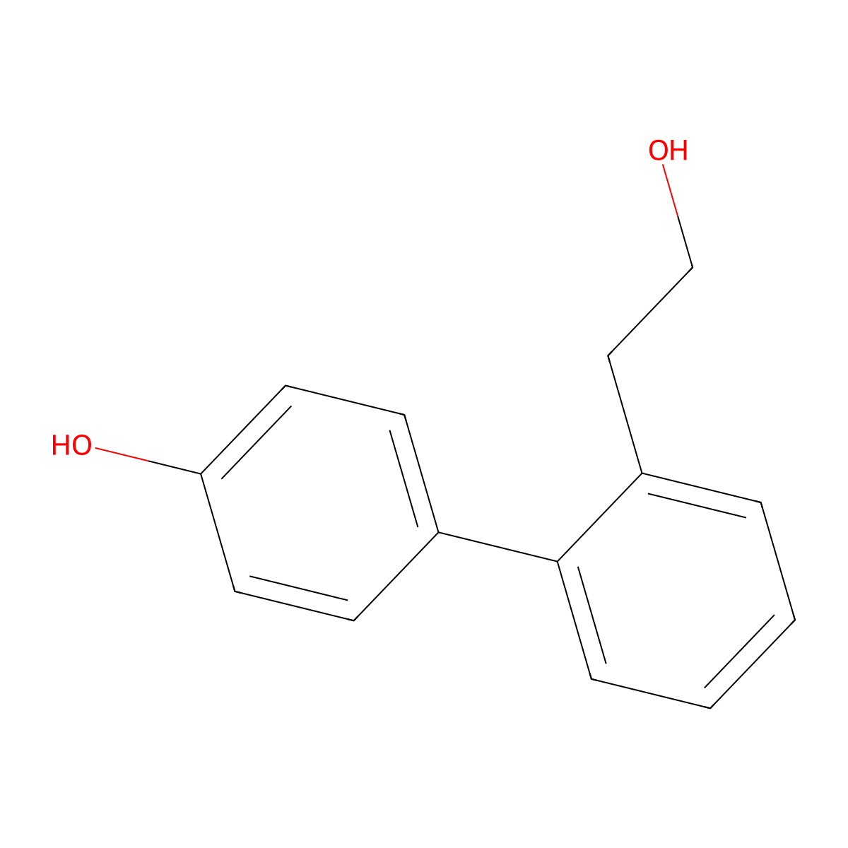 4'-Hydroxy-[1,1'-biphenyl]-2-ethanol molecular structure, CAS 1501869-19-7
