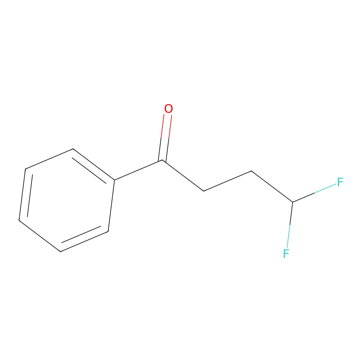 4,4-Difluoro-1-phenylbutan-1-one molecular structure, CAS 1501890-39-6