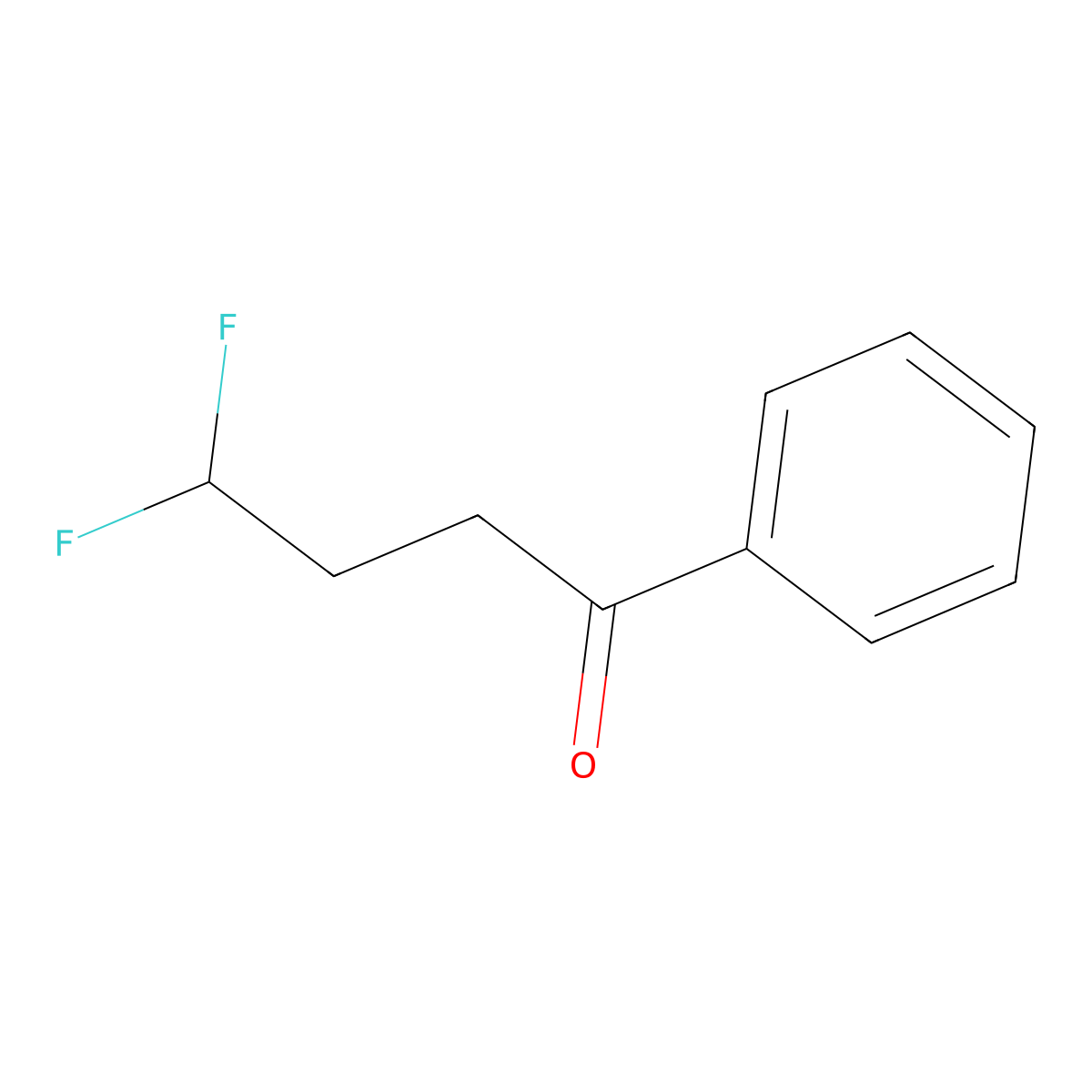 4,4-Difluoro-1-phenylbutan-1-one molecular structure, CAS 1501890-39-6