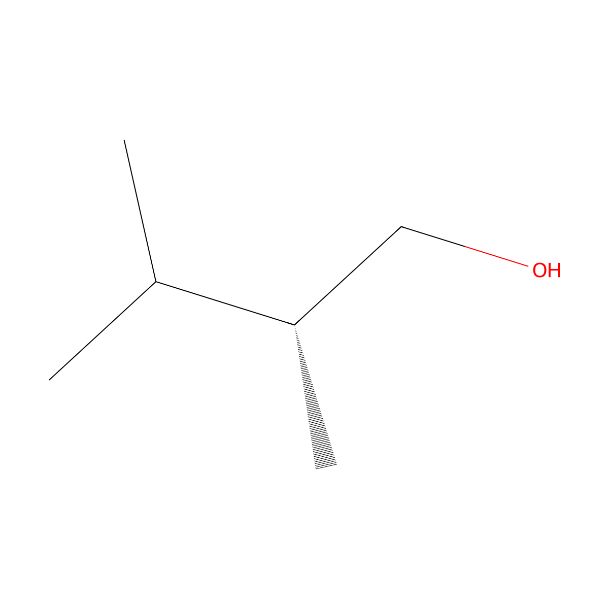 (2R)-2,3-Dimethylbutan-1-ol molecular structure, CAS 15019-27-9