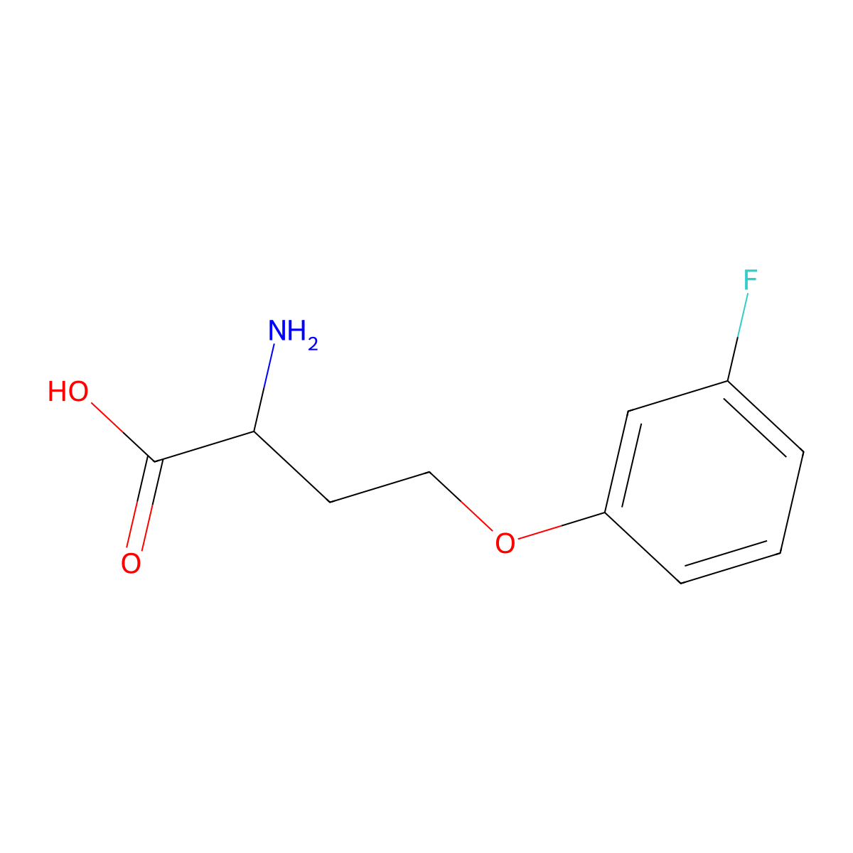 o-(3-Fluorophenyl)homoserine molecular structure, CAS 1501948-40-8