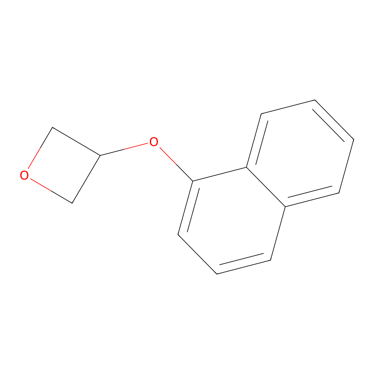3-(Naphthalen-1-yloxy)oxetane molecular structure, CAS 1501972-87-7