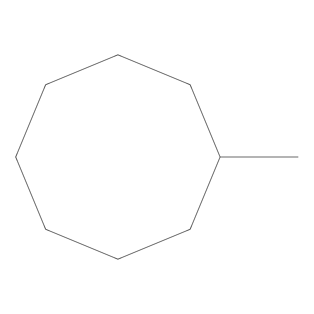 Cyclooctane, methyl- molecular structure, CAS 1502-38-1