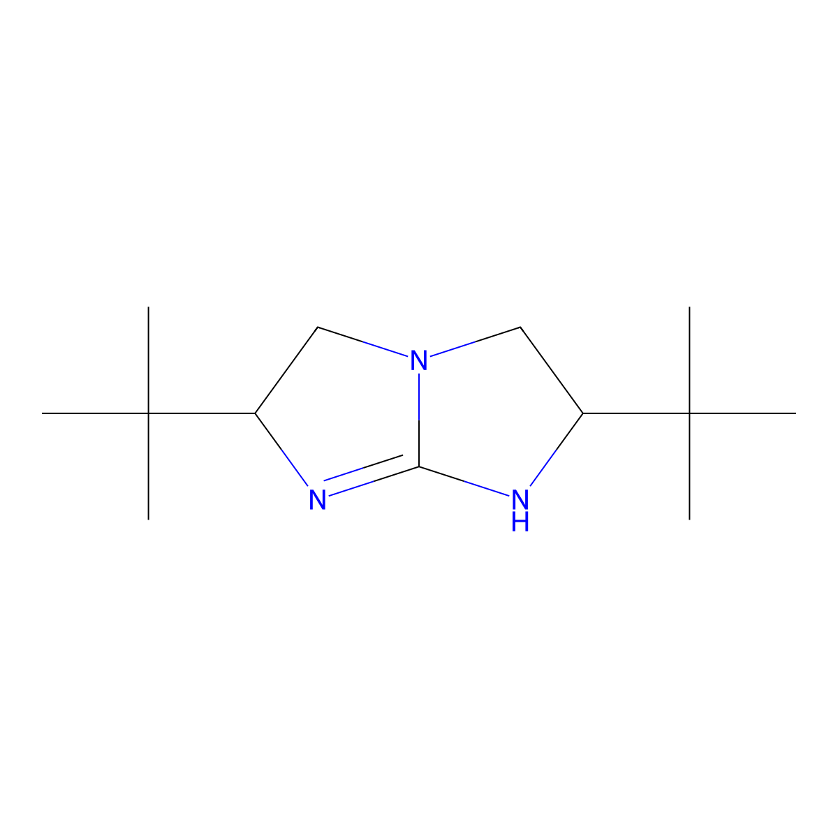 (2R,6R)-2,6-Di-tert-butyl-2,3,5,6-tetrahydro-1H-imidazo[1,2-a]imidazole molecular structure, CAS 1502026-83-6