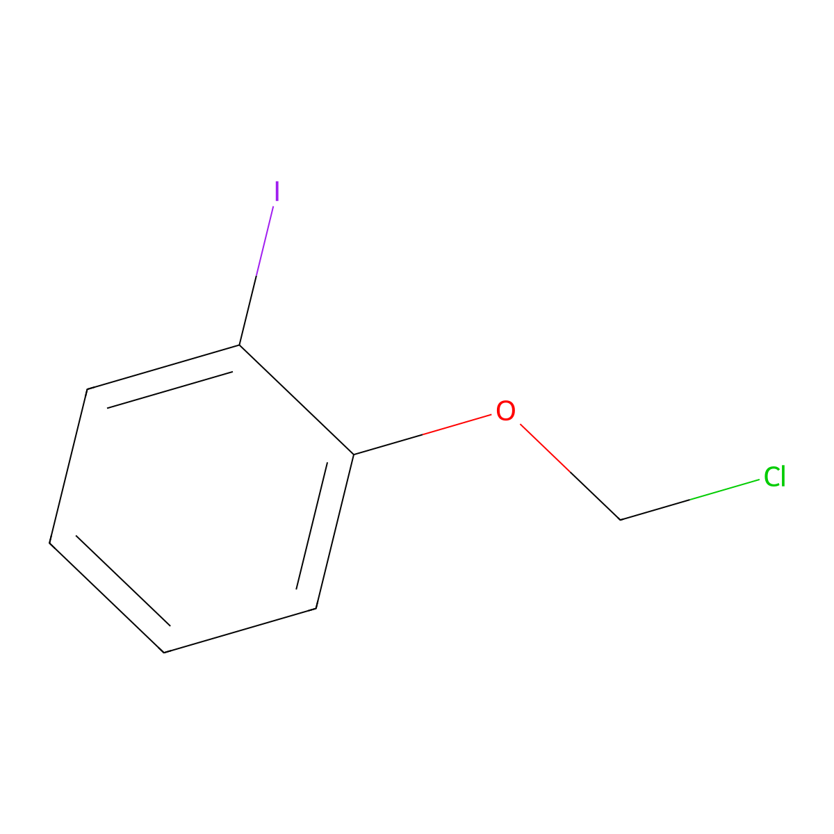 1-(Chloromethoxy)-2-iodobenzene molecular structure, CAS 1502087-89-9