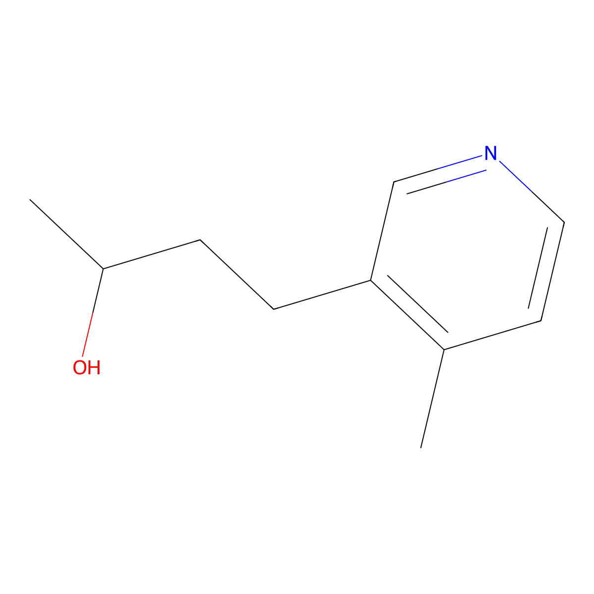 4-(4-Methylpyridin-3-yl)butan-2-ol molecular structure, CAS 1502118-52-6