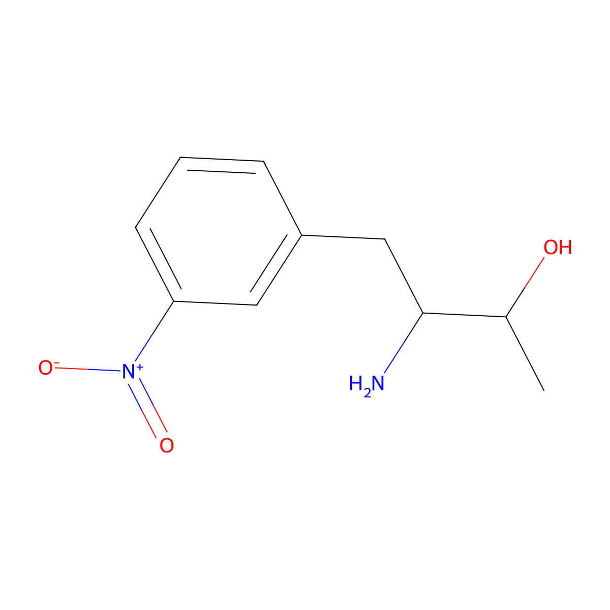 3-Amino-4-(3-nitrophenyl)butan-2-ol molecular structure, CAS 1502197-06-9