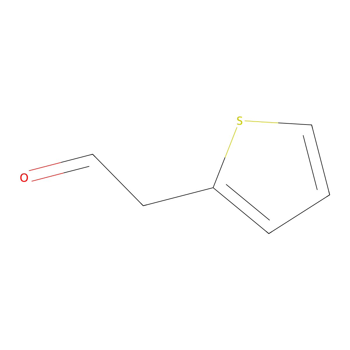 2-(Thiophen-2-yl)acetaldehyde molecular structure, CAS 15022-15-8
