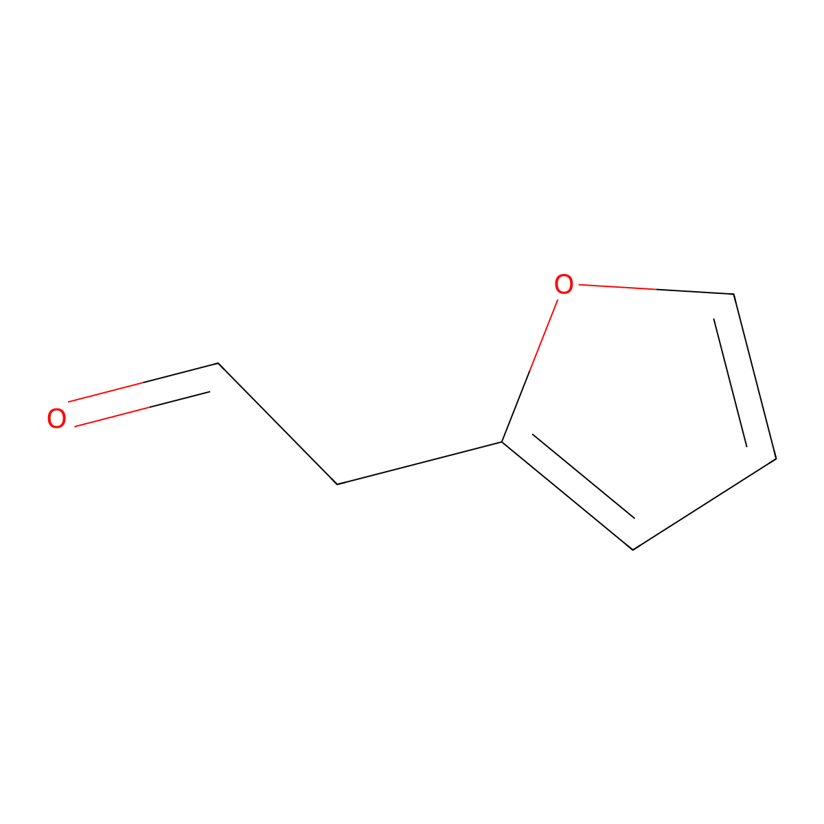 2-Furanacetaldehyde molecular structure, CAS 15022-16-9