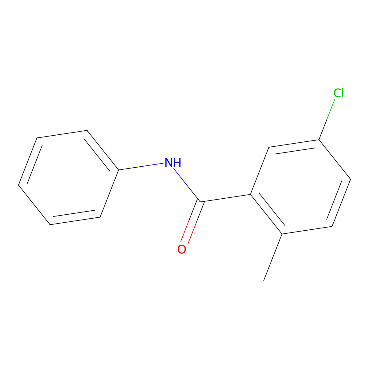 5-chloro-2-methyl-N-phenylbenzamide molecular structure, CAS 1502308-99-7