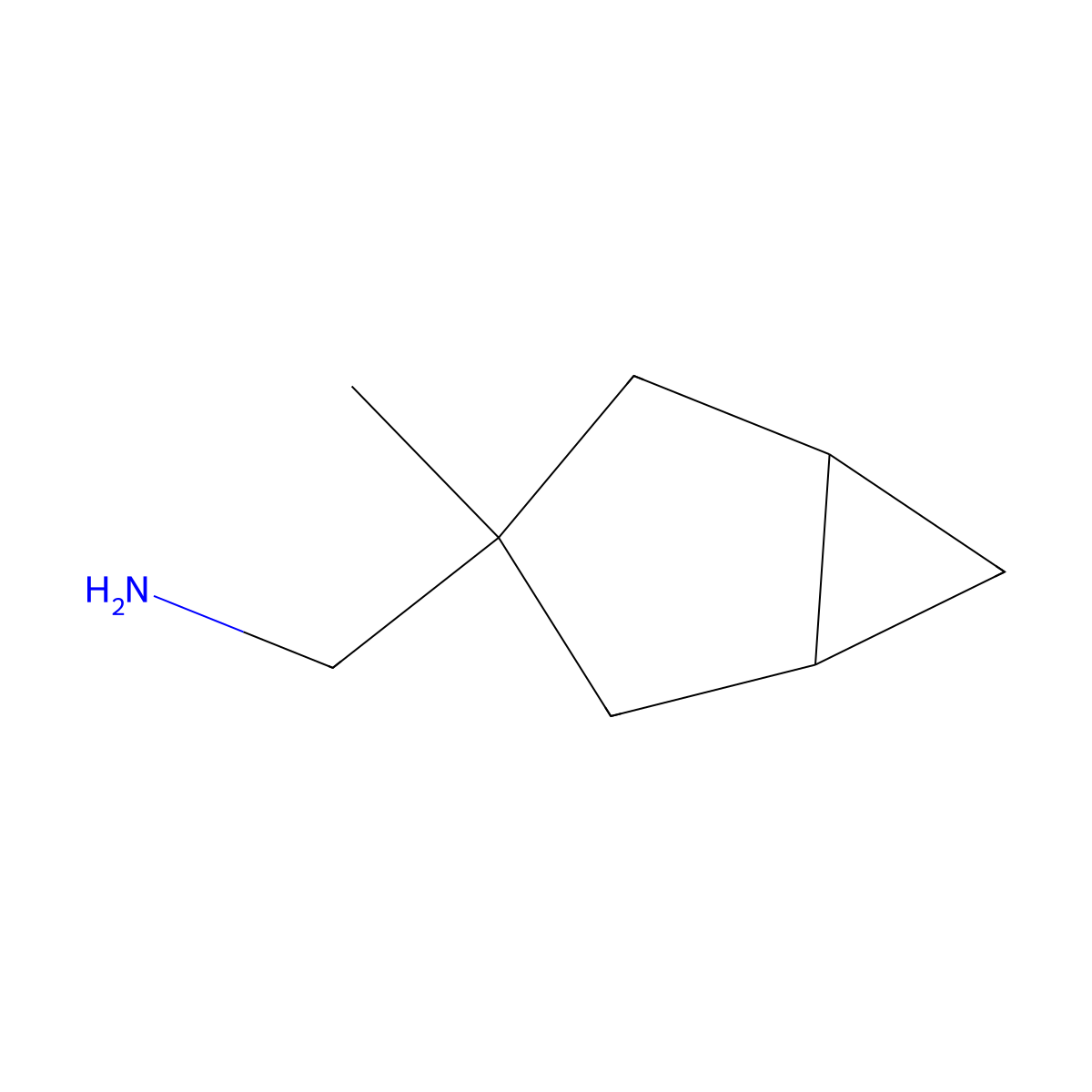 {3-Methylbicyclo[3.1.0]hexan-3-yl}methanamine molecular structure, CAS 1502320-52-6