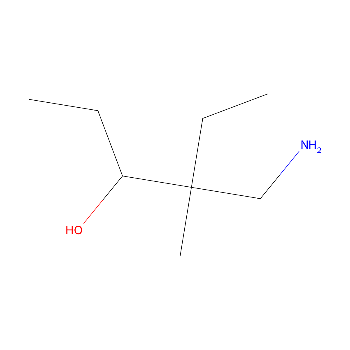 4-(Aminomethyl)-4-methylhexan-3-OL molecular structure, CAS 1502333-79-0