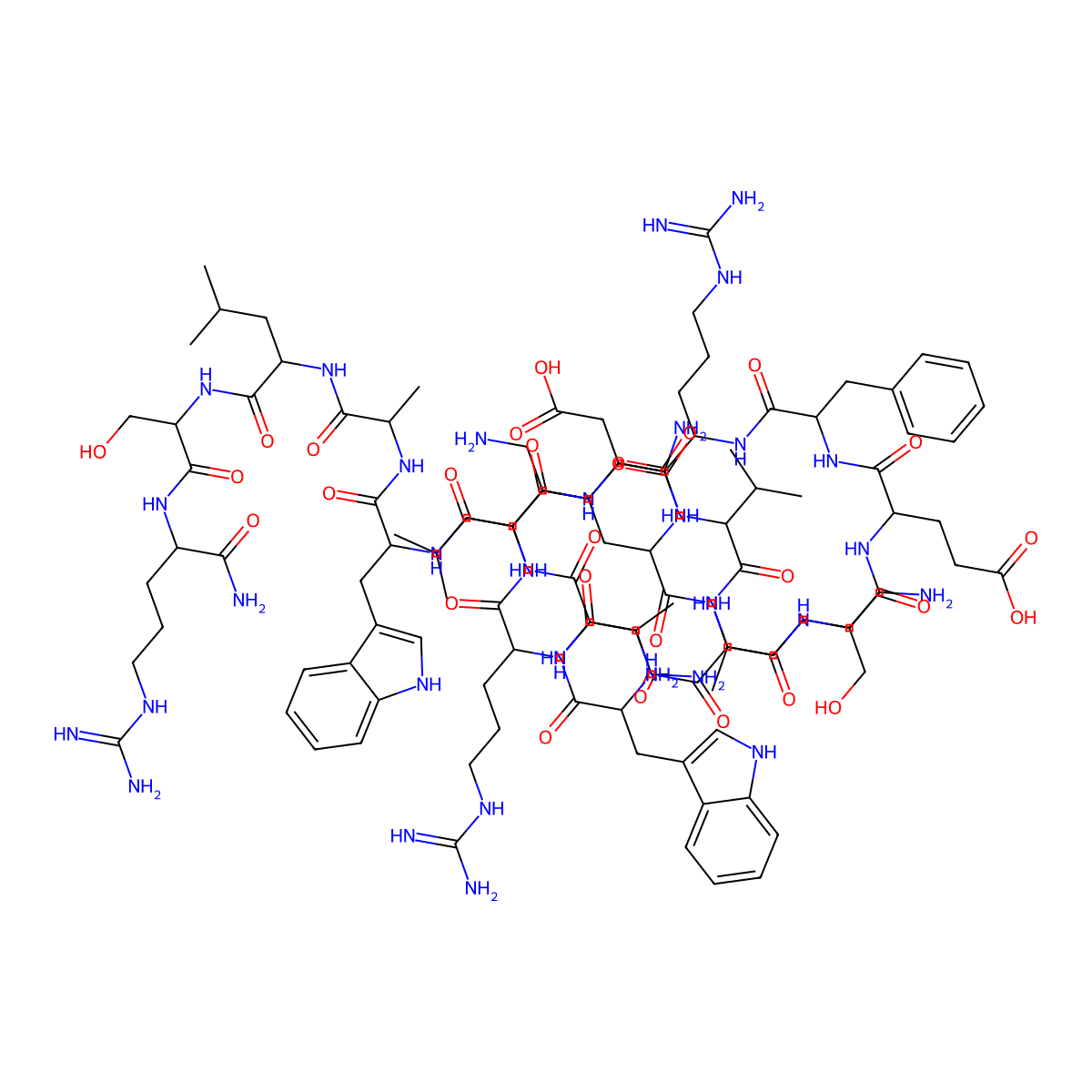 Proadrenomedullin (1-20) (human) molecular structure, CAS 150238-87-2