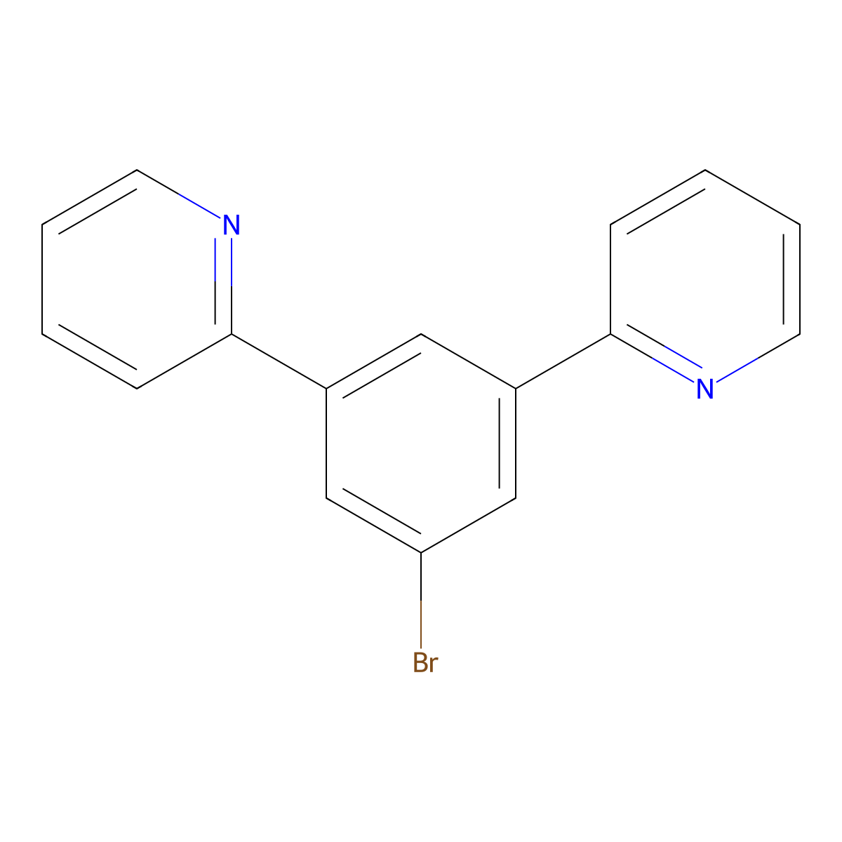 2,2'-(5-Bromo-1,3-phenylene)dipyridine molecular structure, CAS 150239-89-7