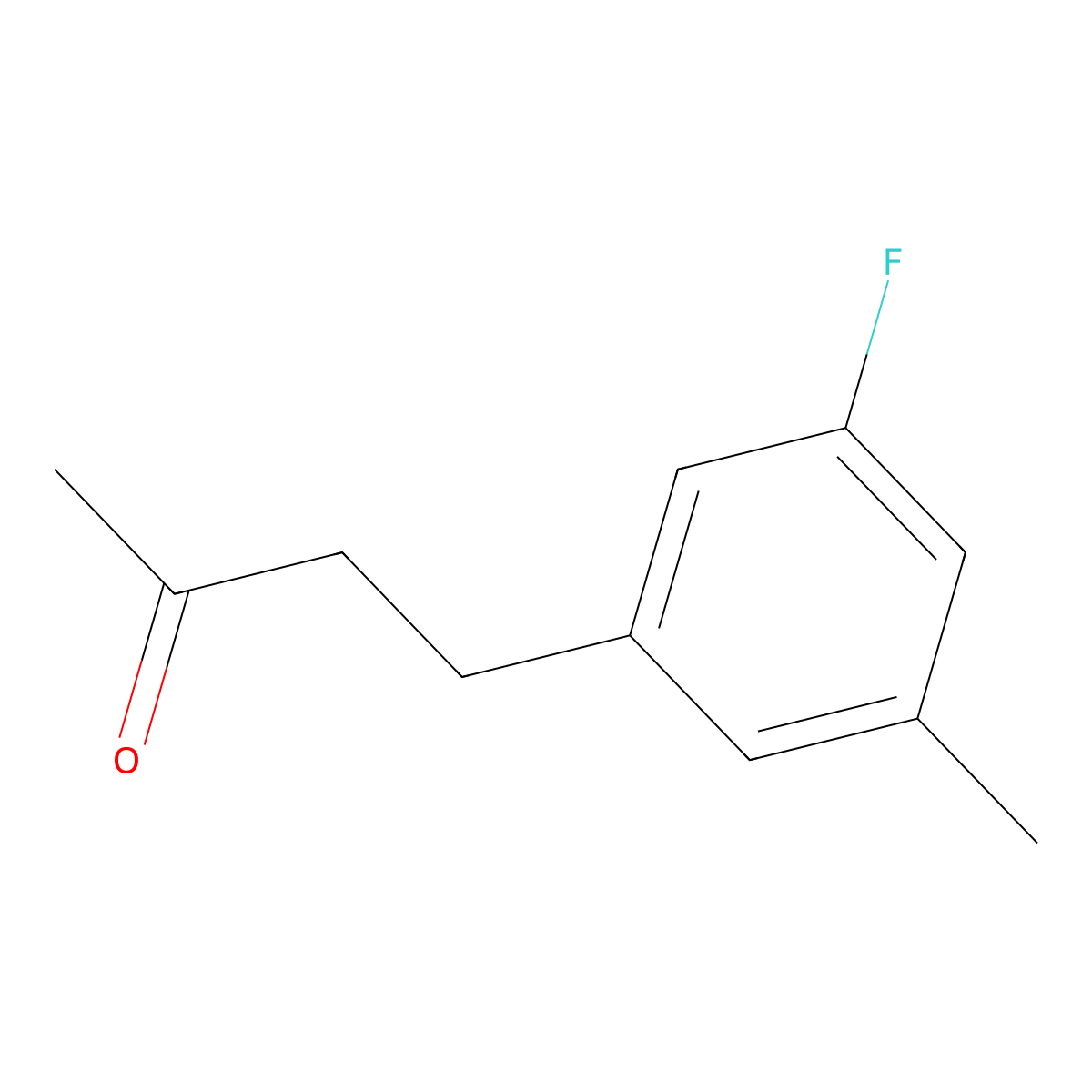 4-(3-Fluoro-5-methylphenyl)butan-2-one molecular structure, CAS 1502475-76-4