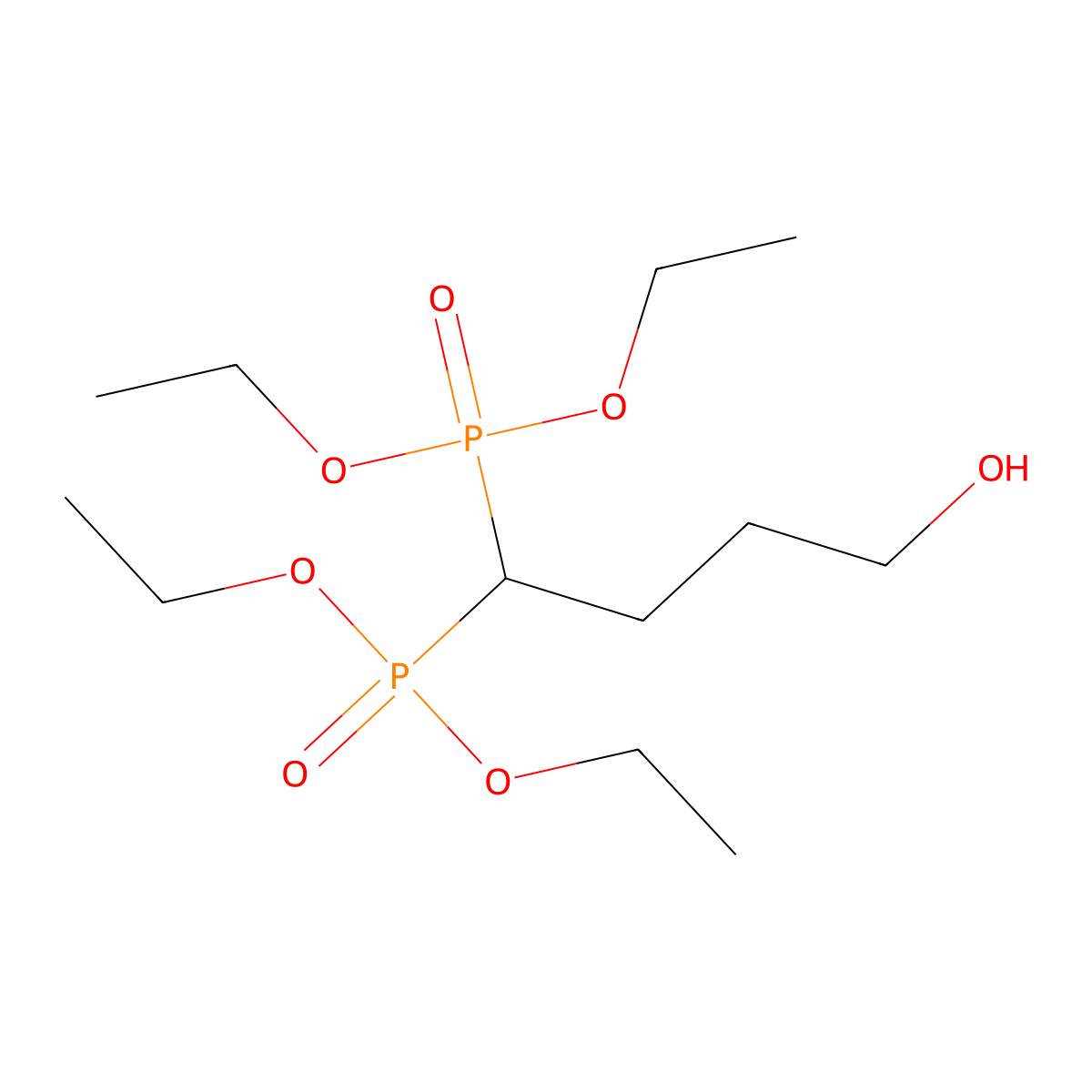 4,4-Bis(Diethoxyphosphoryl)butan-1-ol molecular structure, CAS 150250-34-3