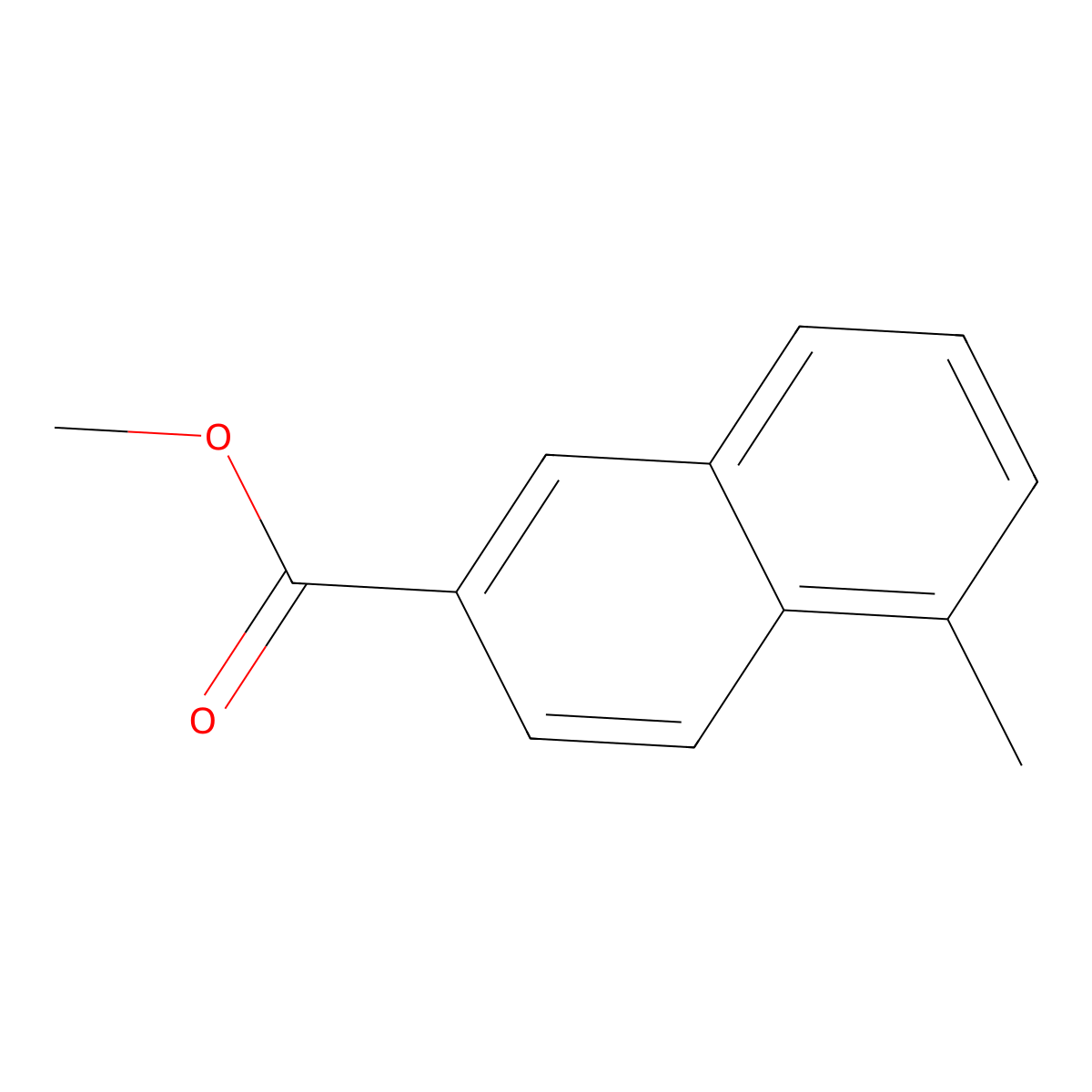Methyl 5-methyl-2-naphthoate molecular structure, CAS 150256-07-8
