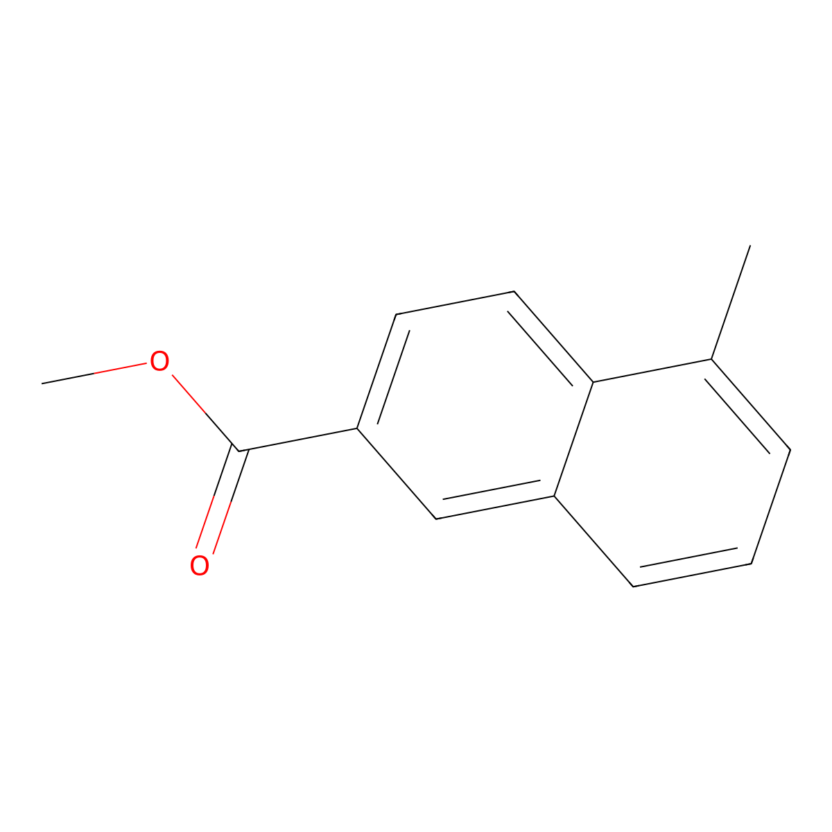 Methyl 5-methyl-2-naphthoate molecular structure, CAS 150256-07-8