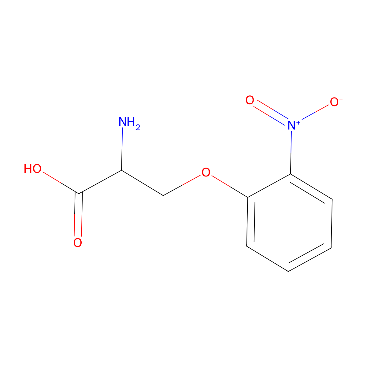 O-(2-Nitrophenyl)-L-serine molecular structure, CAS 1502570-82-2