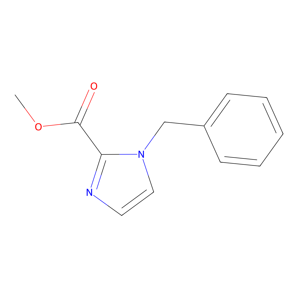 Methyl 1-Benzylimidazole-2-carboxylate molecular structure, CAS 1502811-19-9