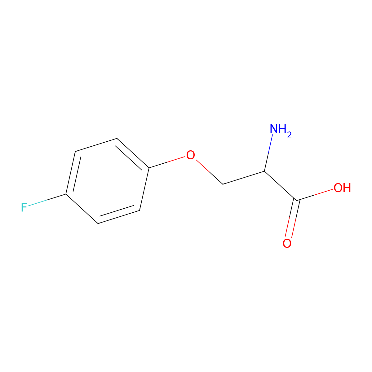 O-(4-Fluorophenyl)-L-serine molecular structure, CAS 1502811-61-1