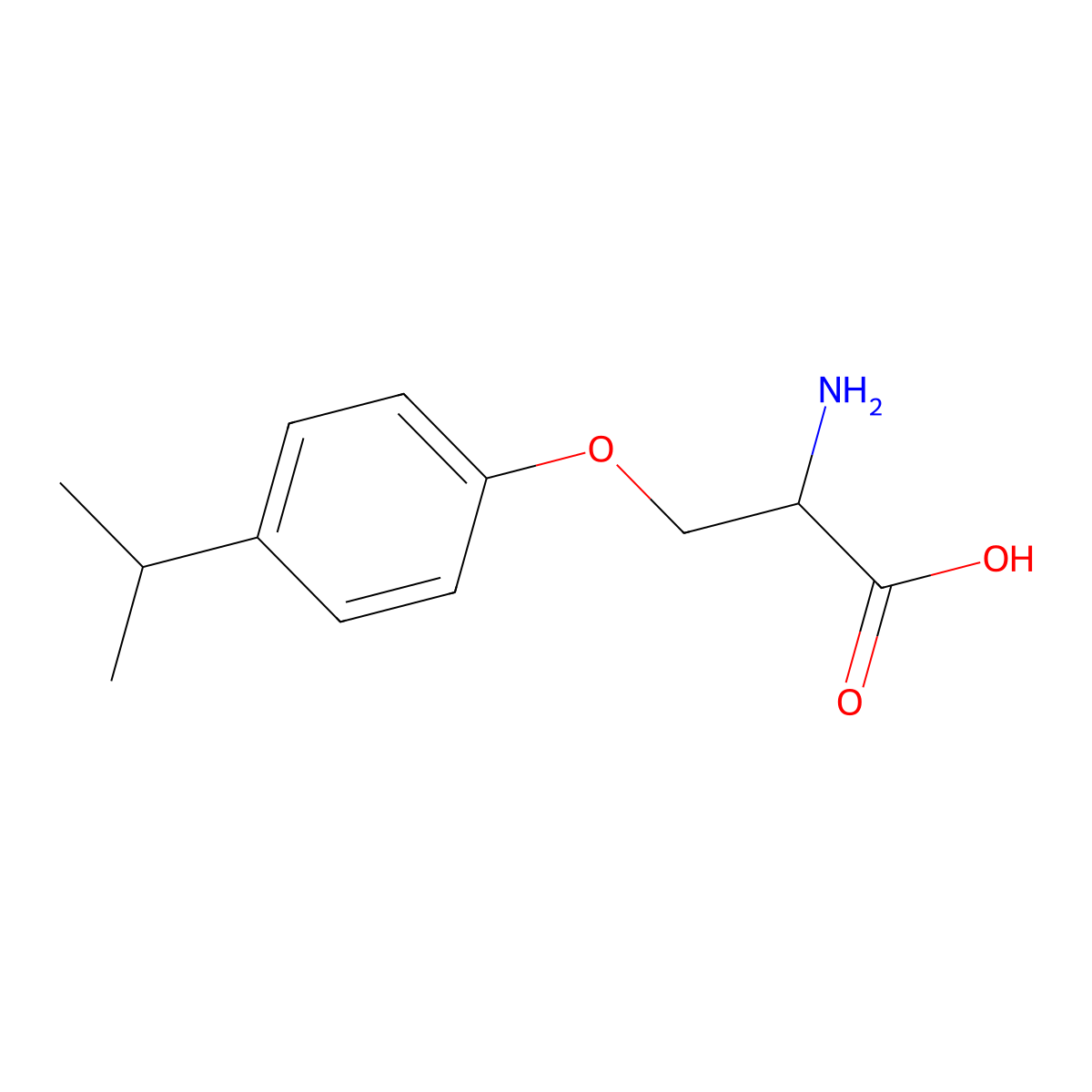 O-(4-Isopropylphenyl)-L-serine molecular structure, CAS 1502812-43-2