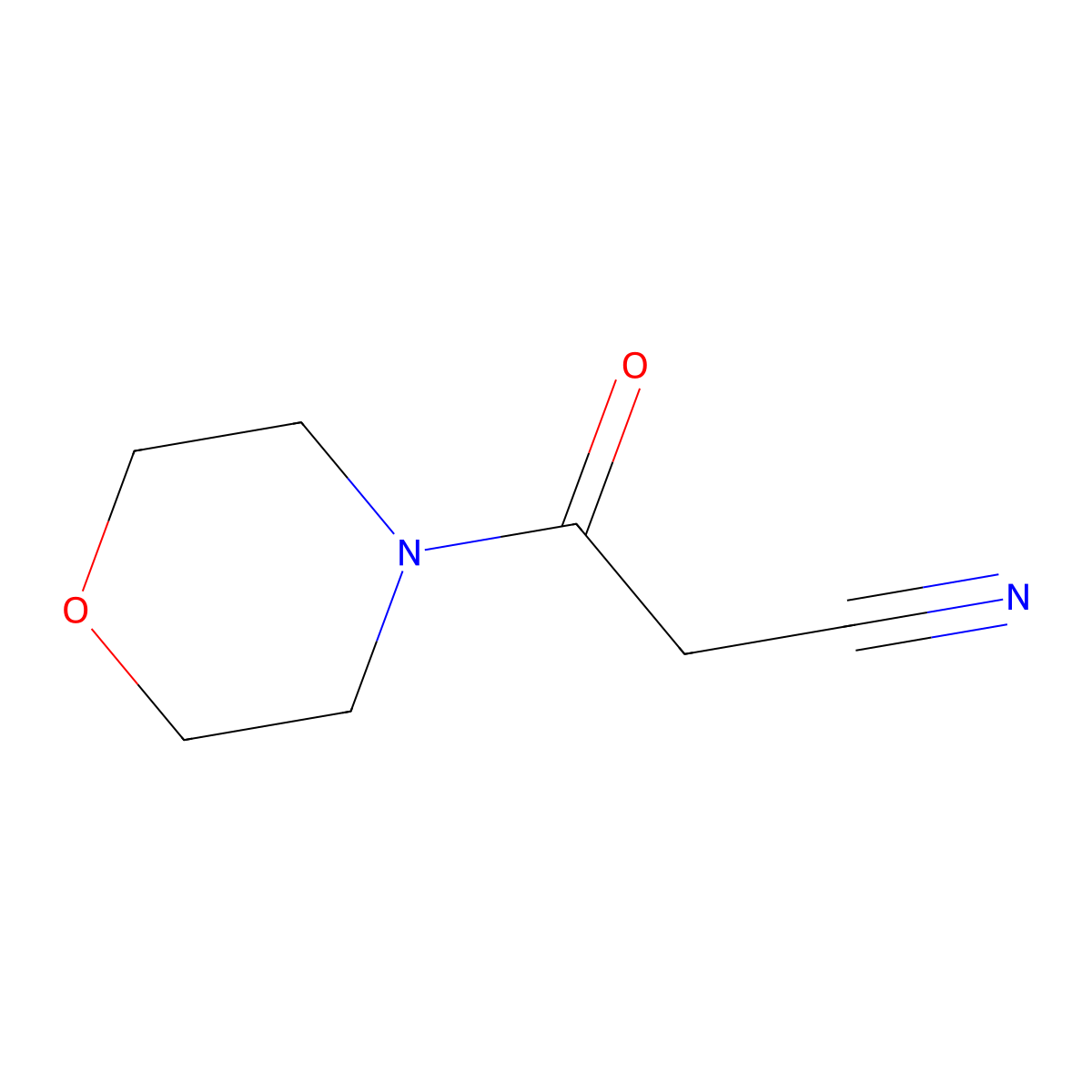 4-(Cyanoacetyl)morpholine molecular structure, CAS 15029-32-0
