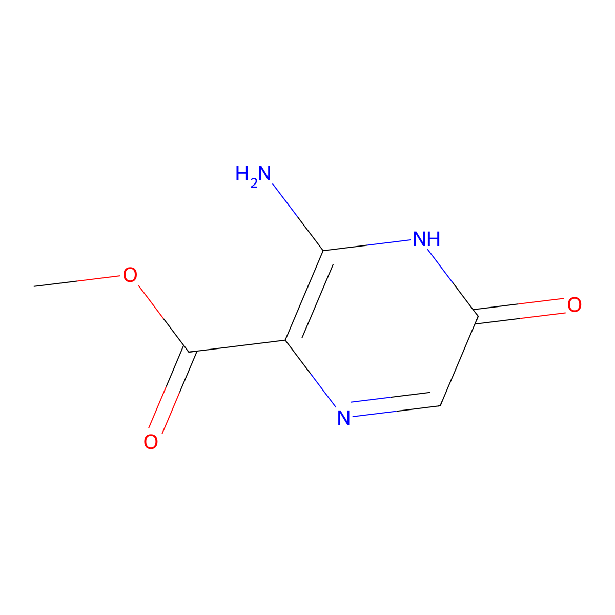 Methyl 3-amino-5-hydroxypyrazine-2-carboxylate molecular structure, CAS 1503-03-3