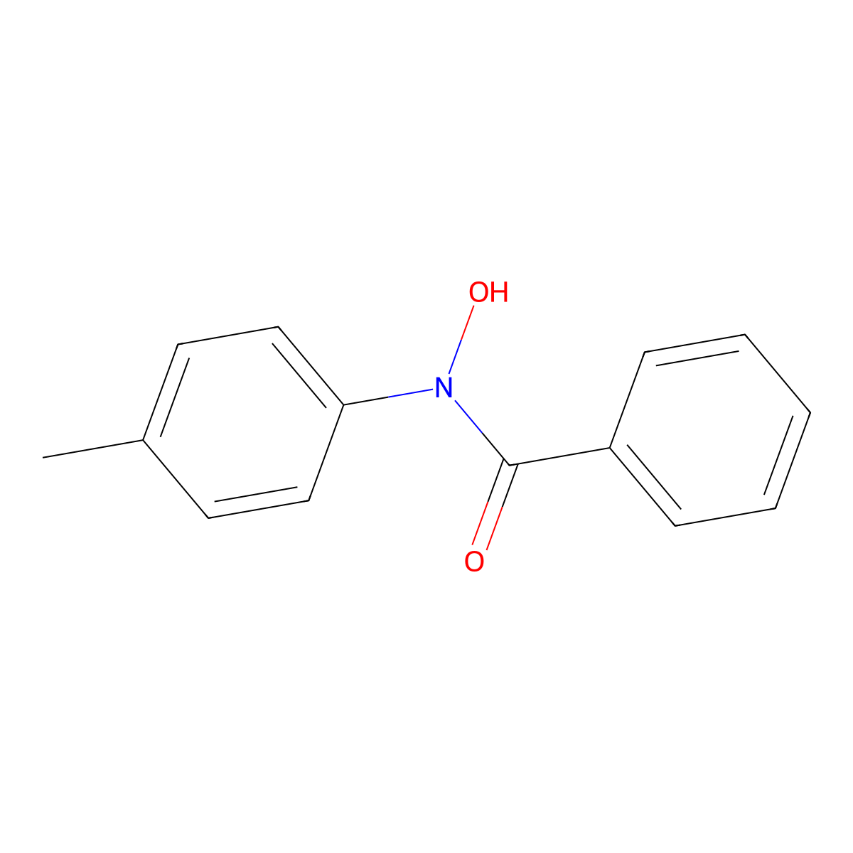 N-Hydroxy-N-(4-methylphenyl)benzamide molecular structure, CAS 1503-92-0