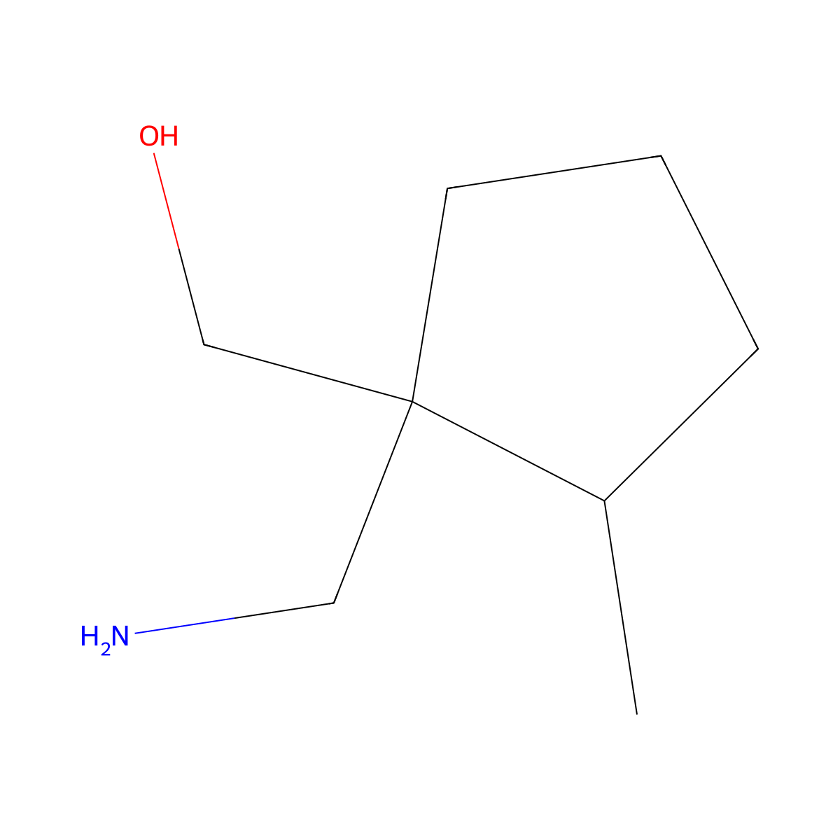 [1-(Aminomethyl)-2-methylcyclopentyl]methanol molecular structure, CAS 1503054-32-7