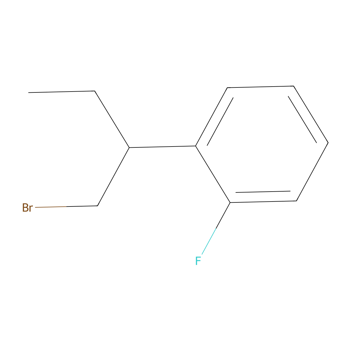 1-(1-Bromobutan-2-yl)-2-fluorobenzene molecular structure, CAS 1503134-52-8