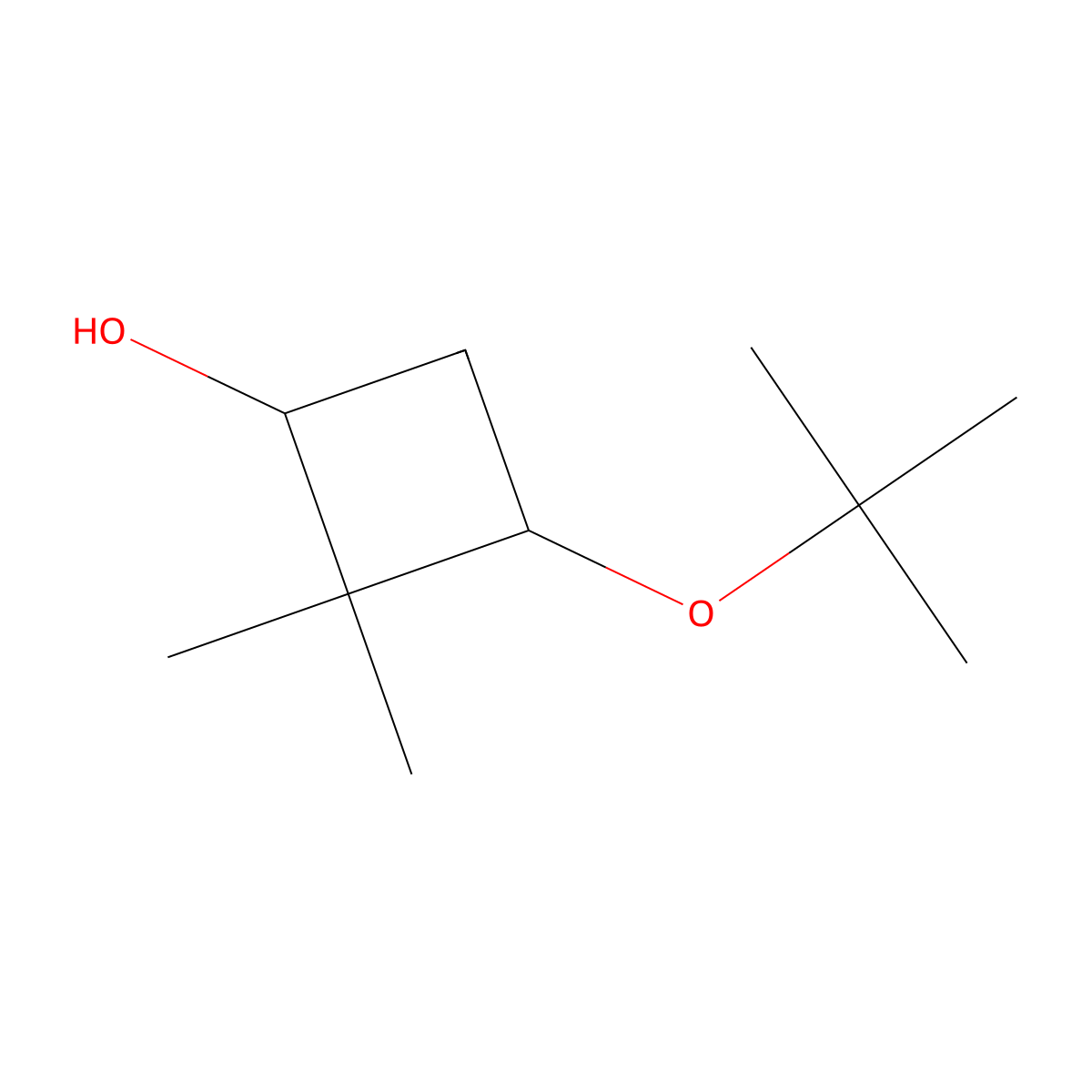 3-(Tert-butoxy)-2,2-dimethylcyclobutan-1-ol molecular structure, CAS 1503142-90-2