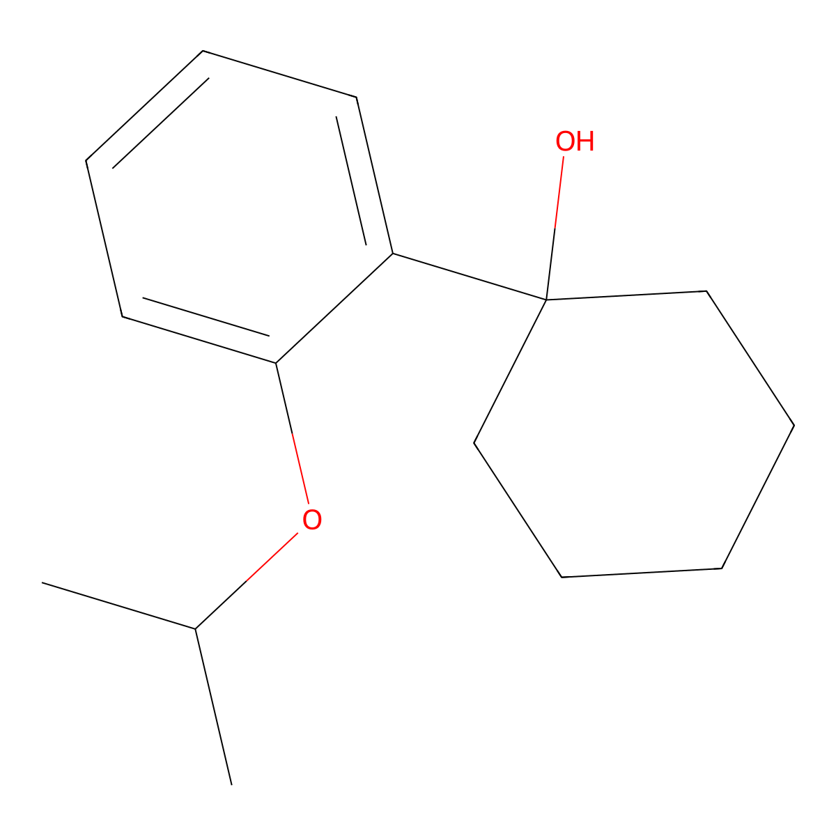 1-(2-Isopropoxyphenyl)cyclohexanol molecular structure, CAS 1503164-13-3