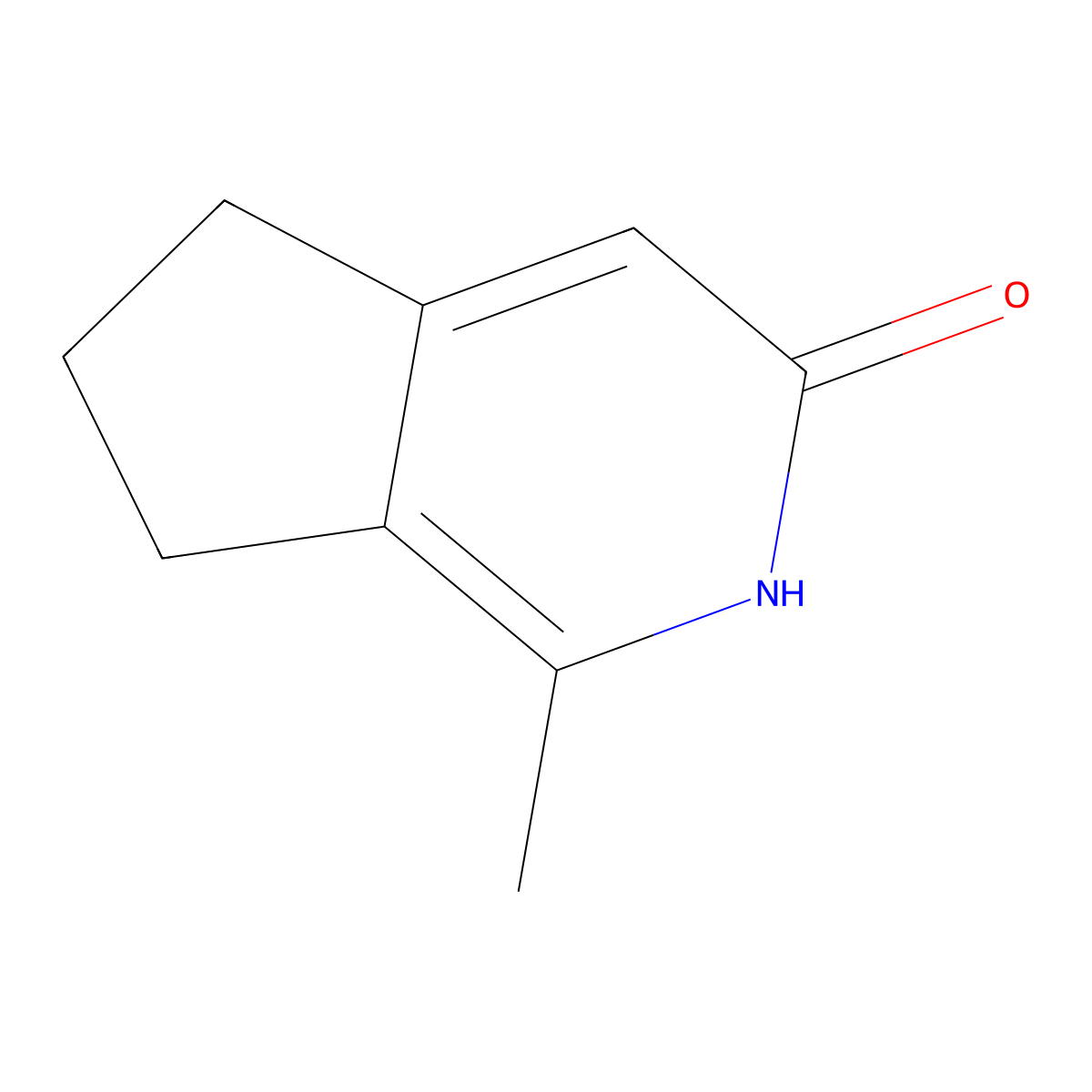 1-methyl-5H,6H,7H-cyclopenta[c]pyridin-3-ol molecular structure, CAS 1503209-71-9