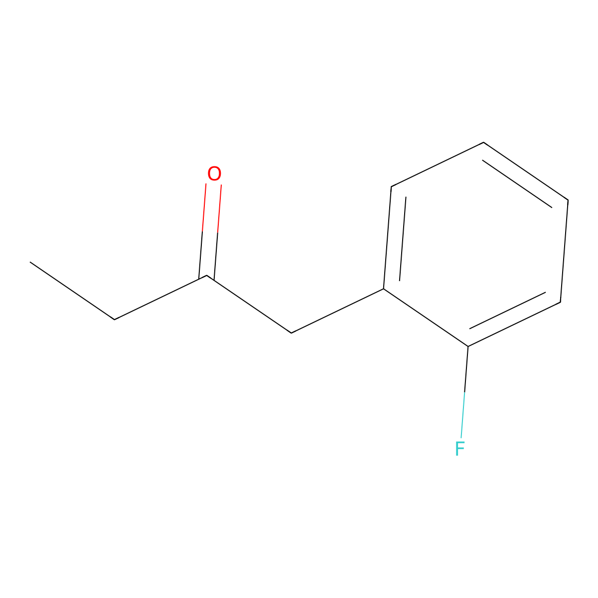 1-(2-Fluorophenyl)butan-2-one molecular structure, CAS 150322-75-1