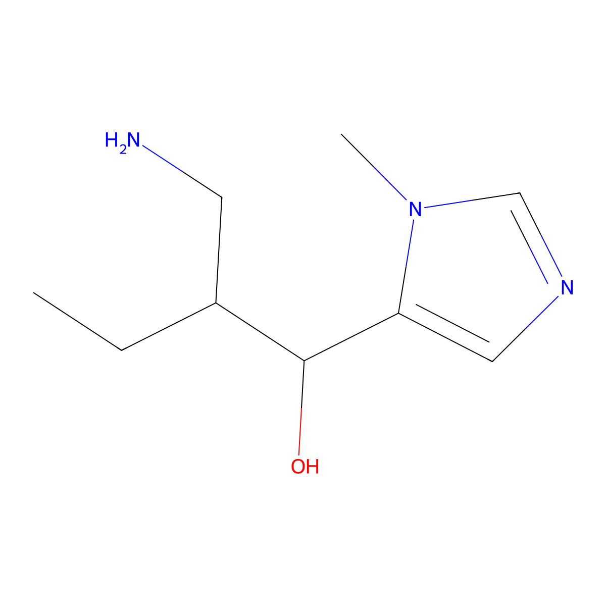 2-(Aminomethyl)-1-(1-methyl-1h-imidazol-5-yl)butan-1-ol molecular structure, CAS 1503222-11-4