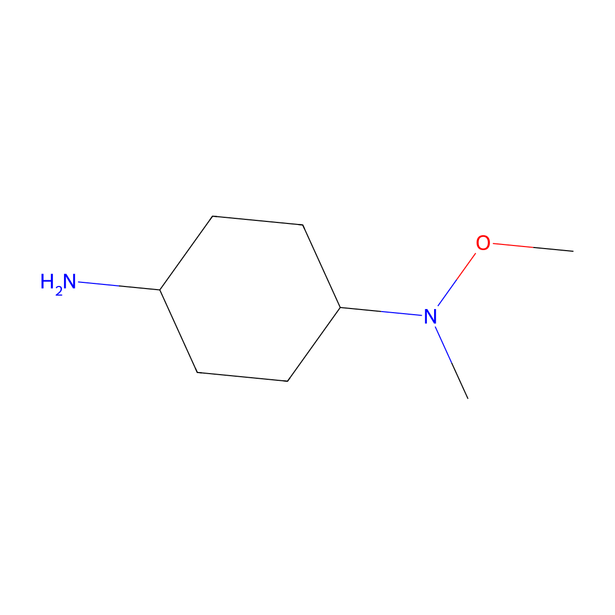 N1-methoxy-N1-methylcyclohexane-1,4-diamine molecular structure, CAS 1503286-79-0