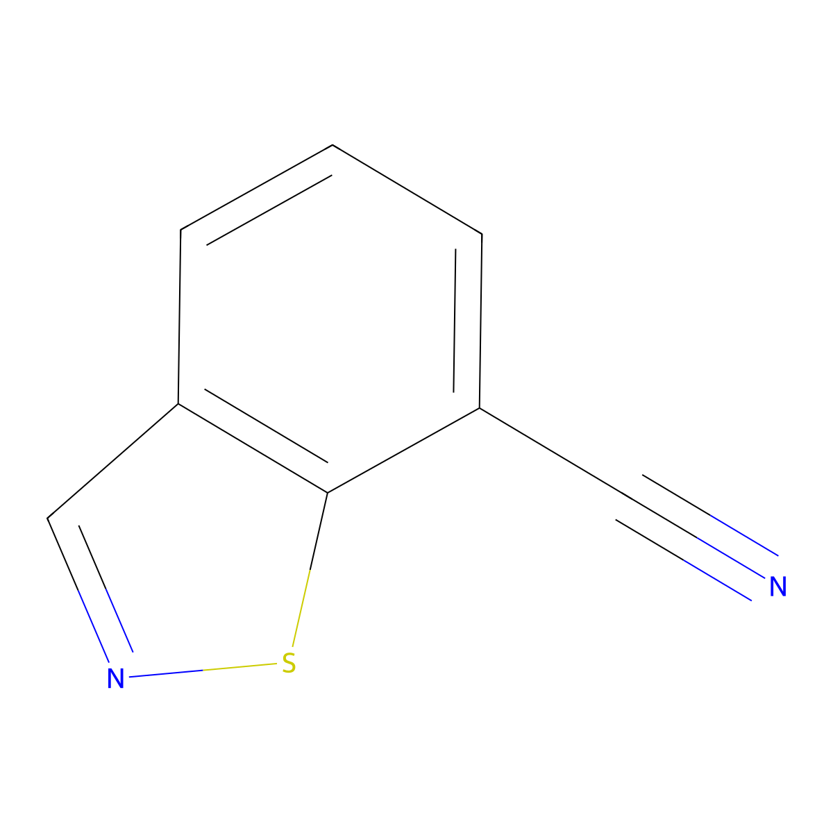 Benzo[d]isothiazole-7-carbonitrile molecular structure, CAS 1503290-36-5