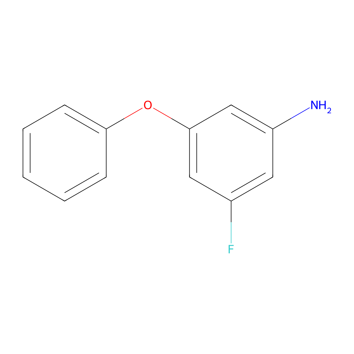 3-Fluoro-5-phenoxyaniline molecular structure, CAS 1503503-77-2