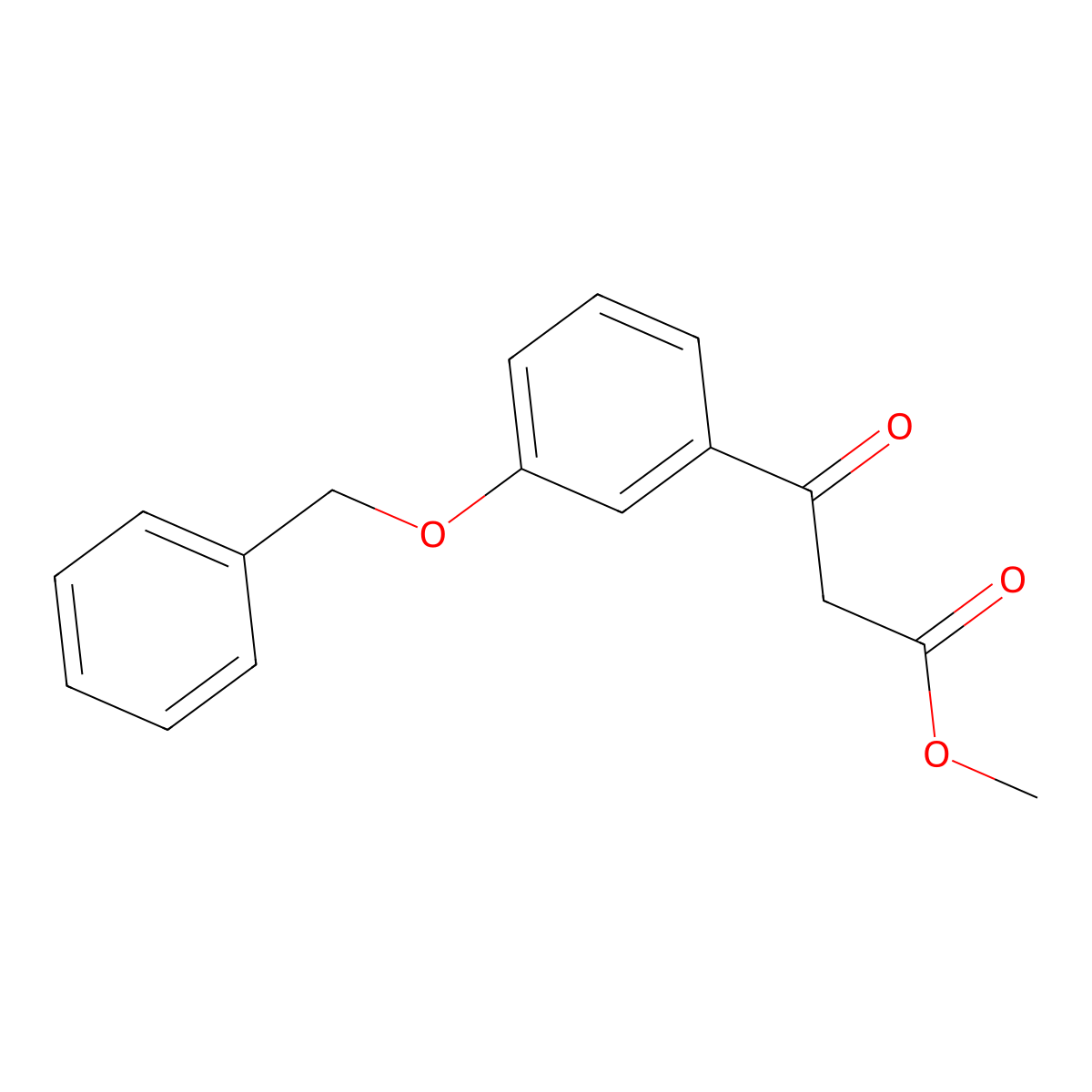 Methyl 3-[3-(Benzyloxy)phenyl]-3-oxopropionate molecular structure, CAS 150356-53-9