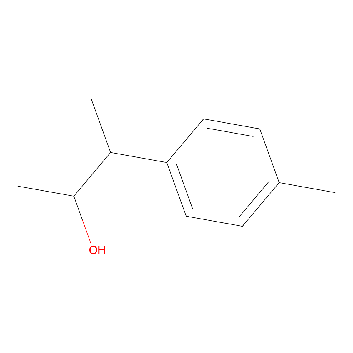 3-(4-Methylphenyl)butan-2-ol molecular structure, CAS 1503566-68-4