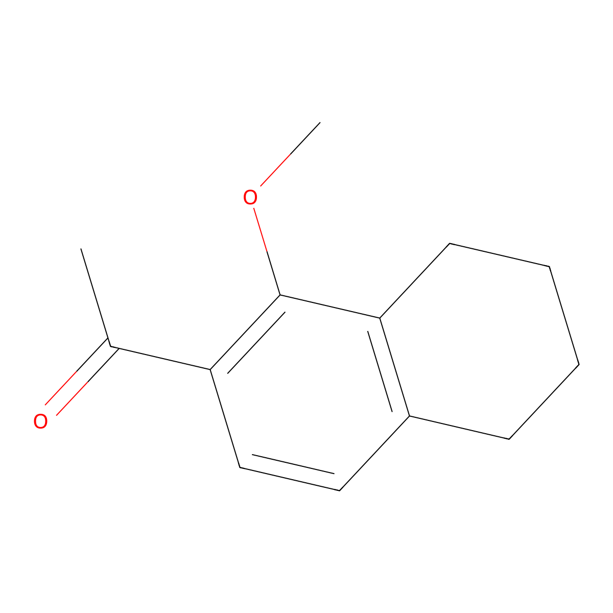 1-(1-Methoxy-5,6,7,8-tetrahydronaphthalen-2-yl)ethanone molecular structure, CAS 150375-61-4
