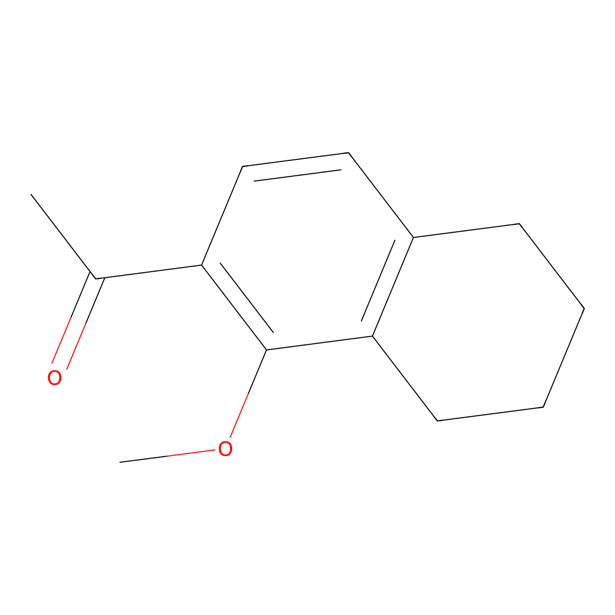 1-(1-Methoxy-5,6,7,8-tetrahydronaphthalen-2-yl)ethanone molecular structure, CAS 150375-61-4