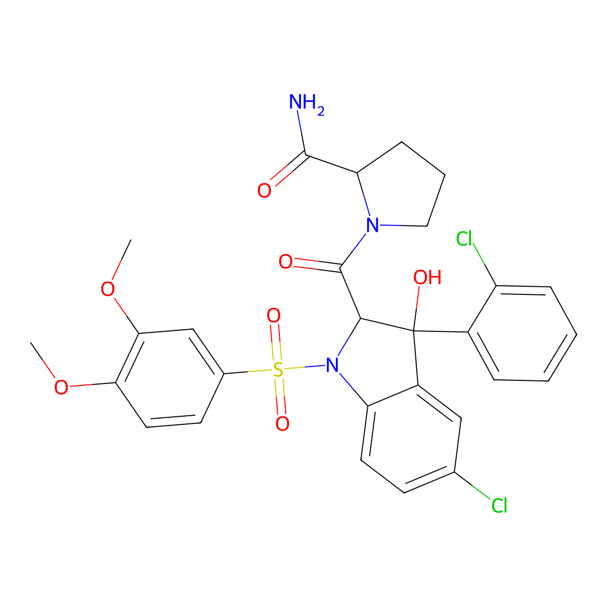Relcovaptan molecular structure, CAS 150375-75-0