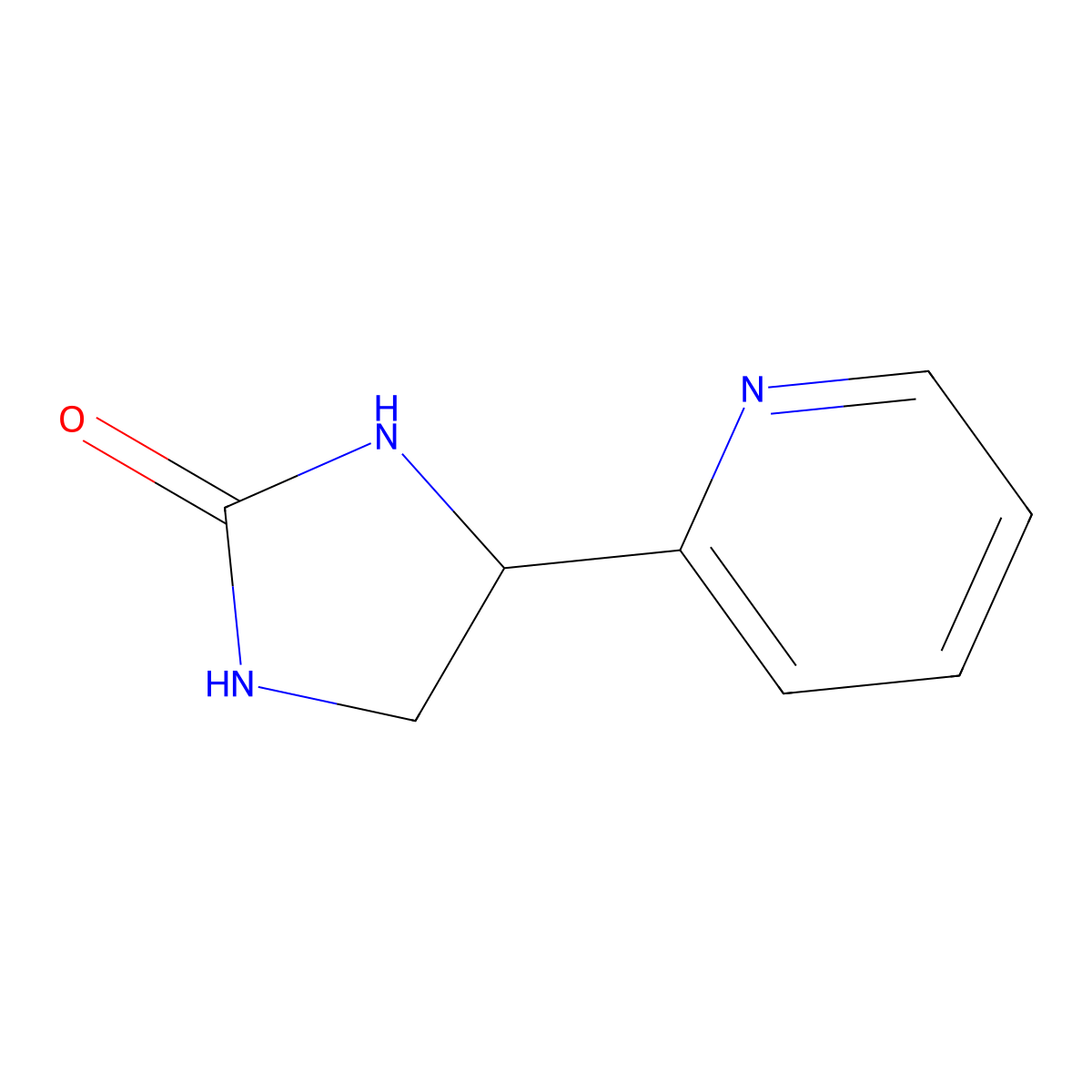 4-(Pyridin-2-yl)imidazolidin-2-one molecular structure, CAS 1503758-50-6